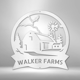 Stylish Barn House Monogram for outdoor and outdoor decoration